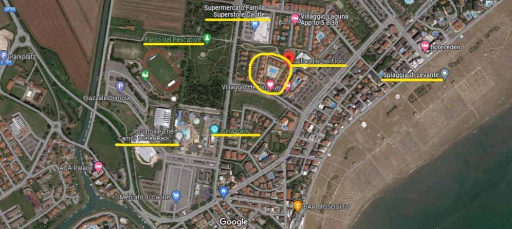 Iris 20 In Posizione Strategica, Indipendente, All'Interno Del Villaggio Dei Fiori Caorle Zewnętrze zdjęcie